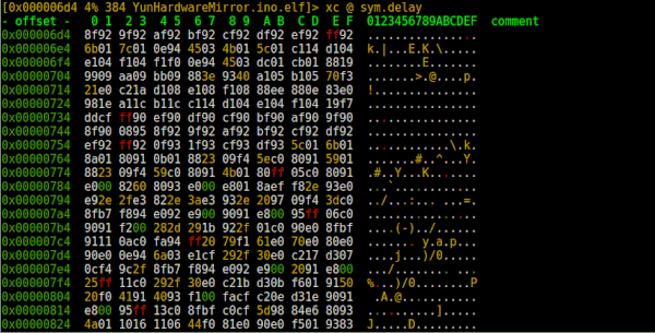 radare-ascii-interface.gif